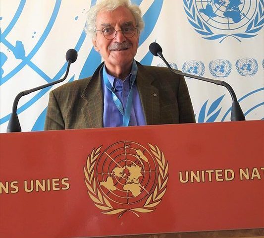 Vittorio Verzura addressing the United Nations Human Rights Council